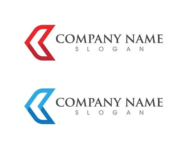 Ícone de vetor de seta Modelo de logotipo —  Vetores de Stock