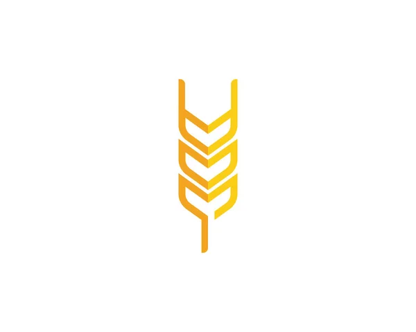 Modèle de logo agricole conception d'icône vectorielle — Image vectorielle