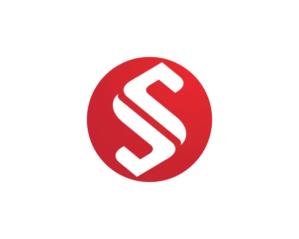 S文字ロゴデザインベクター — ストックベクタ