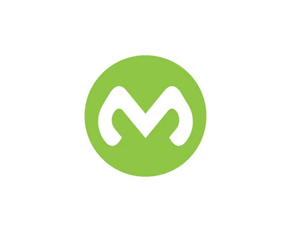 Modelo de logotipo da letra M —  Vetores de Stock