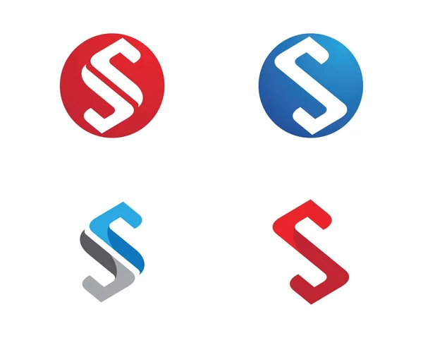 S letter logo ontwerp vector — Stockvector