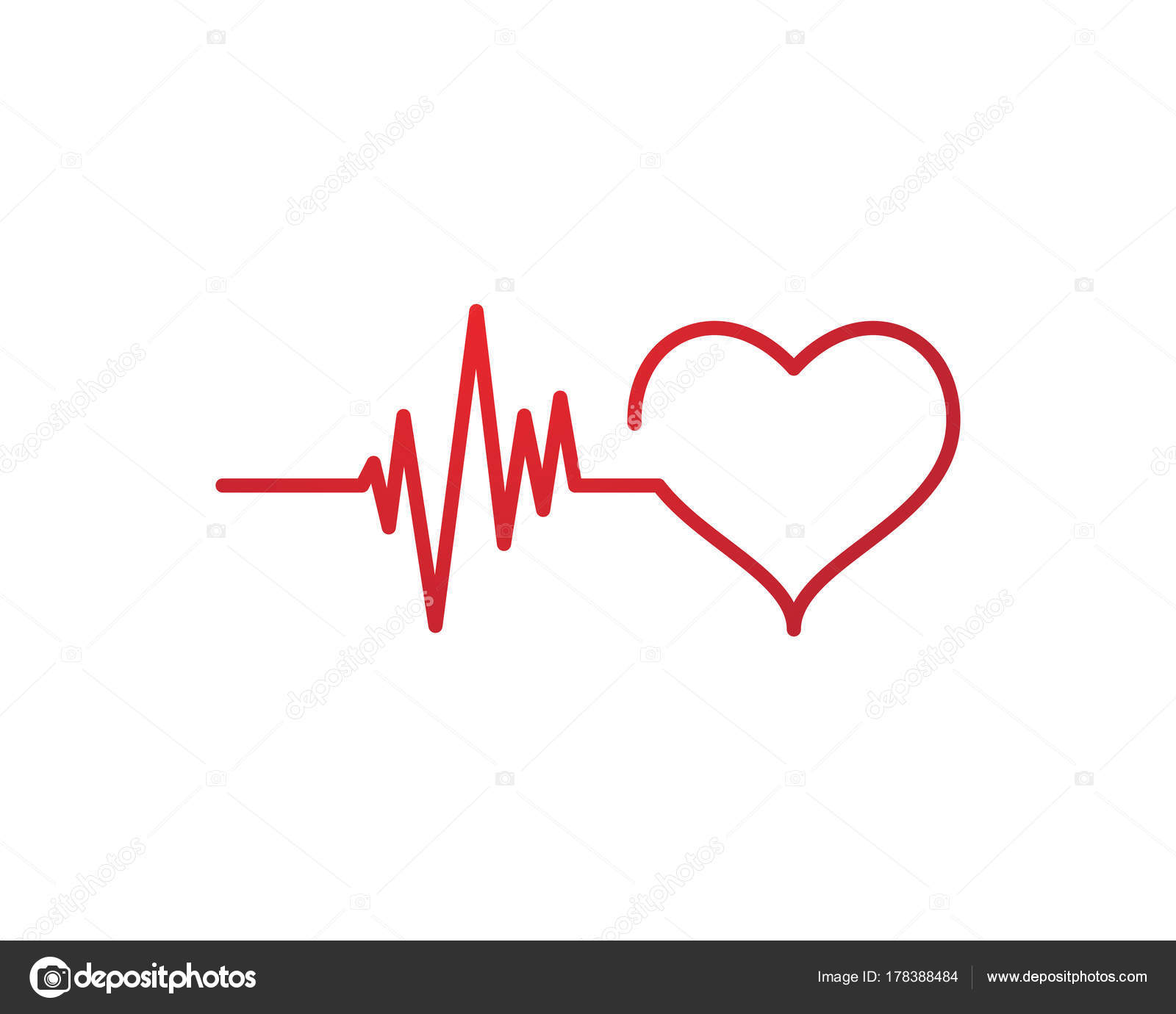 heartbeat pulse vector