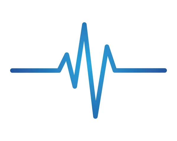 Konst design heartbeat puls — Stock vektor