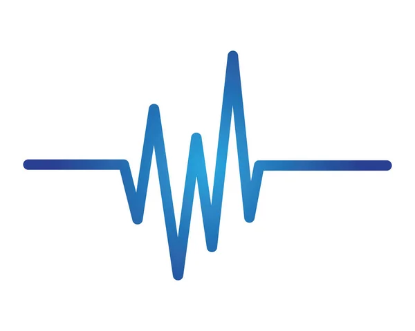 Art design heartbeat pulse — Stockvector