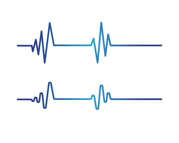 Art Design Herzschlagpuls — Stockvektor