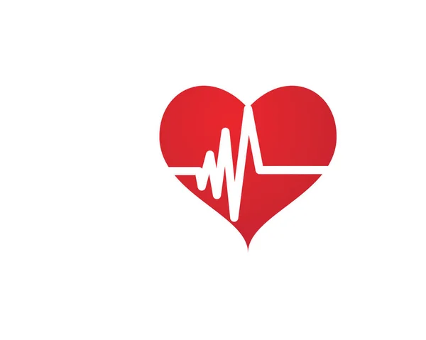 Art design heartbeat pulse — Stockvector