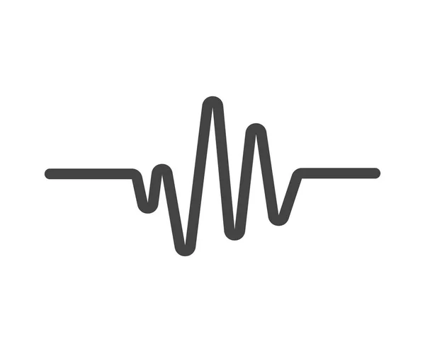 Sztuka projektowania bicie serca pulse — Wektor stockowy