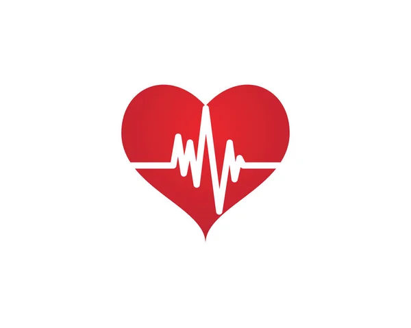 Art design heartbeat pulse — Stockvector