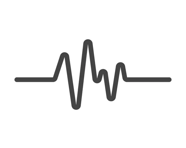 Konst design heartbeat puls — Stock vektor