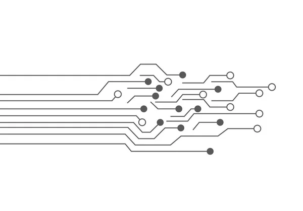 Conception d'illustration de circuit — Image vectorielle