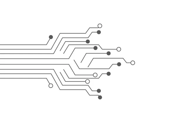 Diseño de ilustración de circuito — Vector de stock