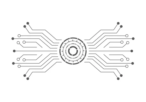 Circuit afbeelding ontwerp — Stockvector