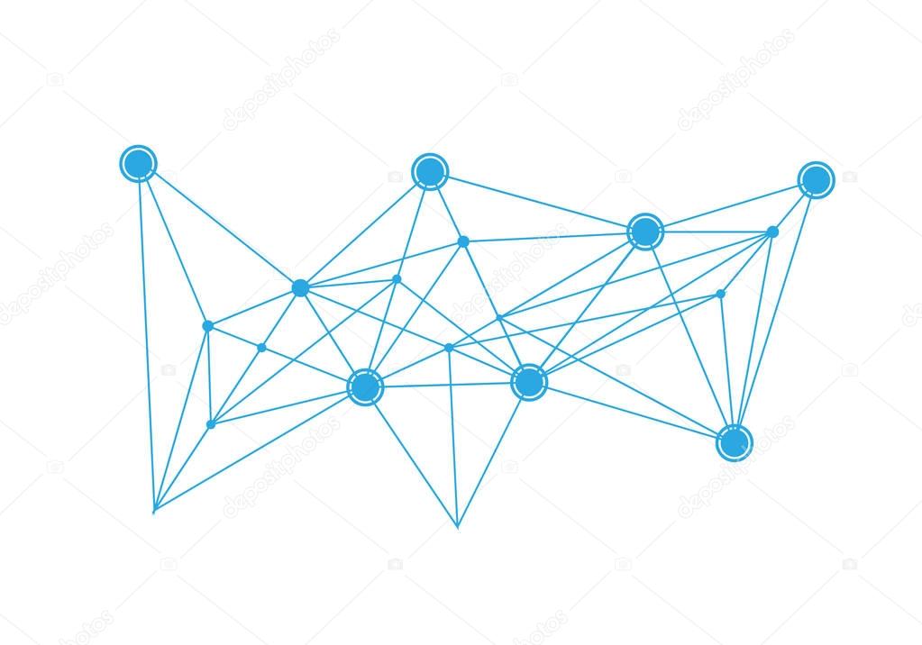 Polygonal with Connecting Dots