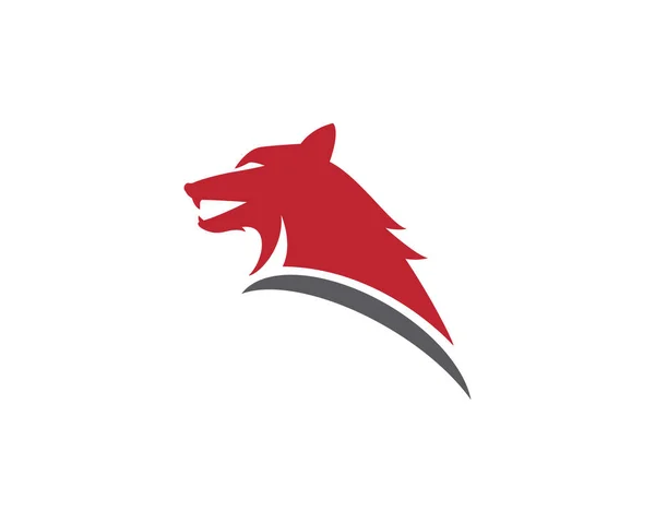 Wolf Logo šablona vektor — Stockový vektor