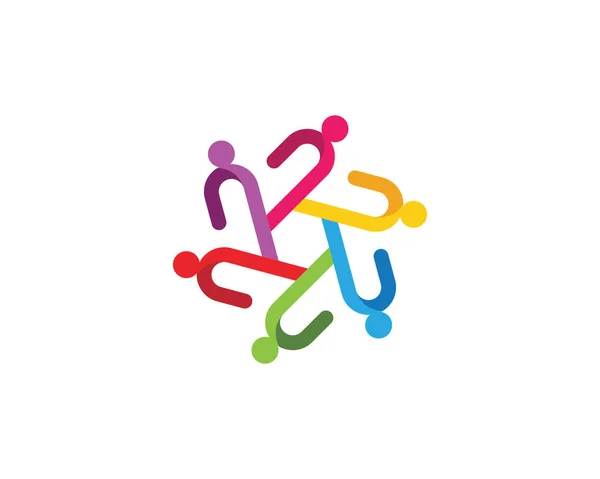 Gemeenschapszorg Logo template — Stockvector