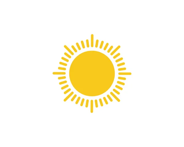 Сонце над горизонтом Векторні ілюстрації — стоковий вектор