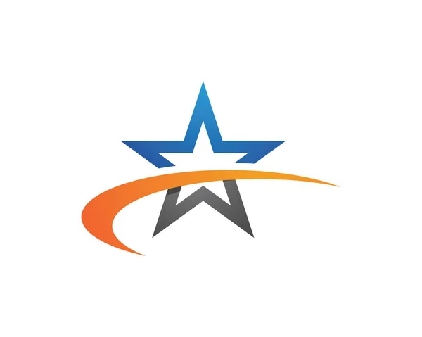 Szablon logo gwiazda — Wektor stockowy