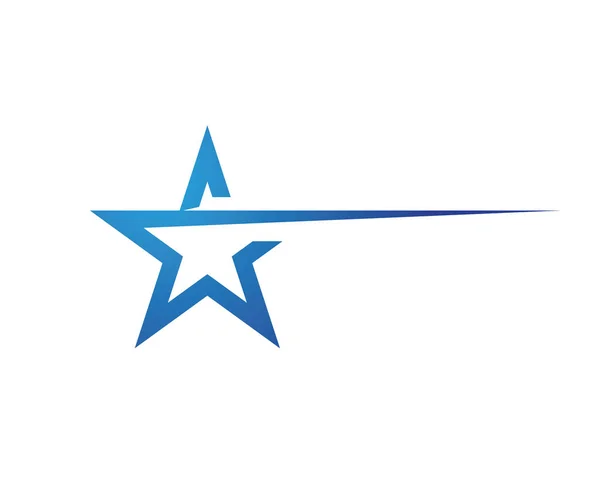 Modello logo stella — Vettoriale Stock