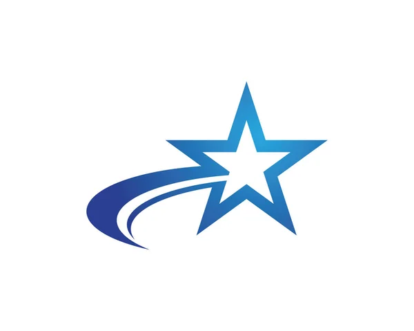 Star-logo sjabloon — Stockvector