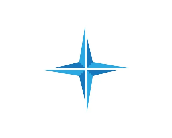Yıldız logo şablonu — Stok Vektör