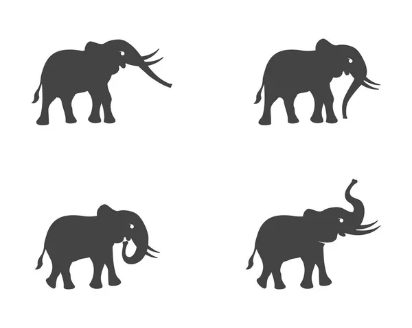Εικονίδιο προτύπου λογότυπο ελέφαντας — Διανυσματικό Αρχείο