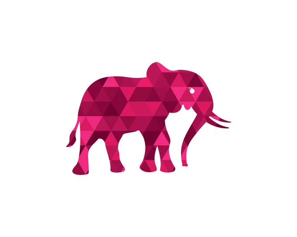 Modèle de logo d'éléphant icône — Image vectorielle