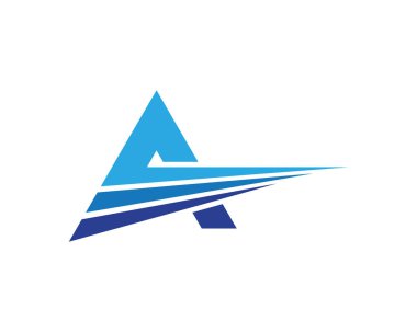 Bir harf logo şablonu