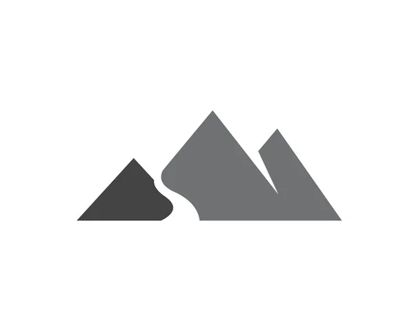 Mountain logotyp mall — Stock vektor