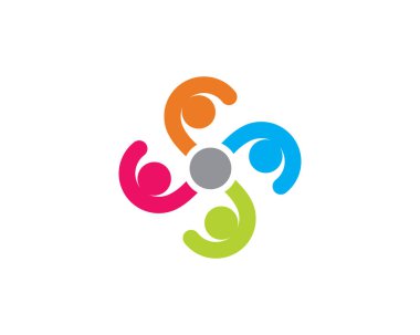 toplum hizmeti Logo şablonu