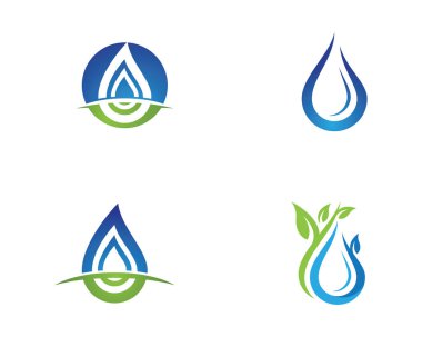 su damlası logo şablonu