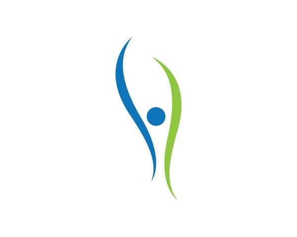 Szablon logo zdrowego życia — Wektor stockowy