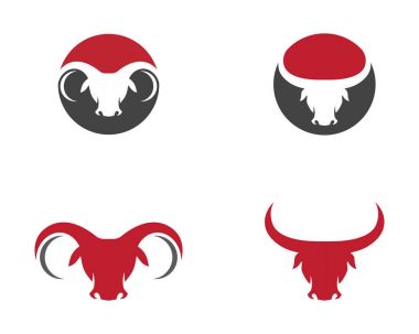 Boğa boğa Logo şablonu