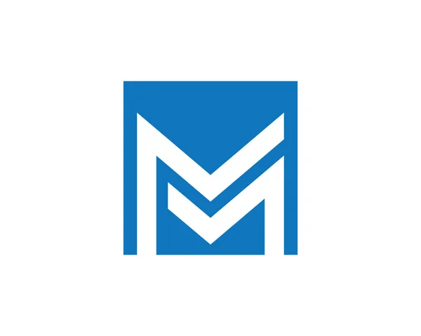 M letter logo sjabloon — Stockvector