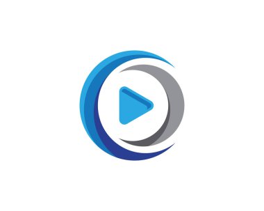 Oyun vektör Logo tasarım şablonu