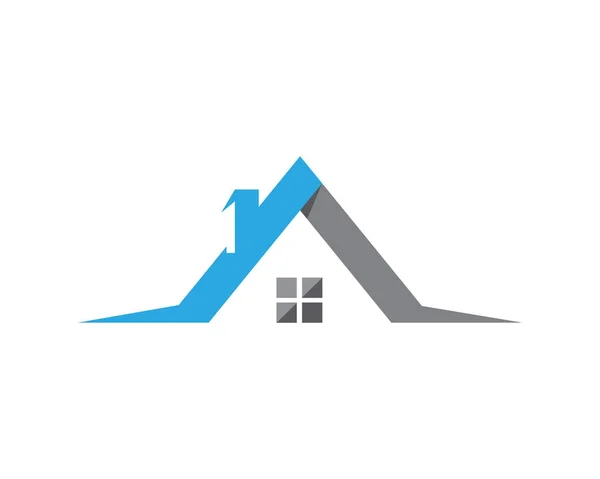 Projekt logo nieruchomości i budownictwa — Wektor stockowy