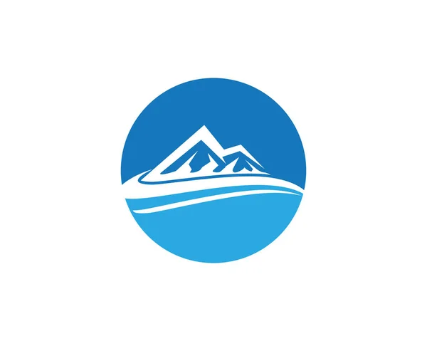 Λογότυπο βουνού Επιχειρηματικό πρότυπο — Διανυσματικό Αρχείο