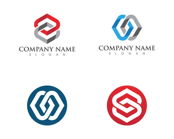 Empresa empresa logotipo vetor unidade abstrata — Vetor de Stock