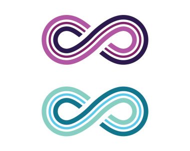 Sonsuz tasarım Logo şablonu