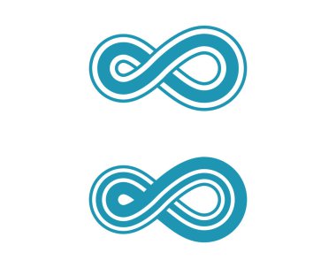 Sonsuz tasarım Logo şablonu