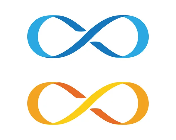 無限デザインのロゴのテンプレート — ストックベクタ