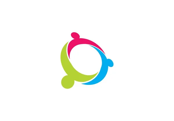 Logotipo comunitário — Vetor de Stock