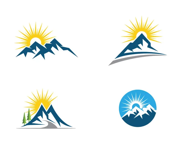 Plantilla de negocios Mountain Logo — Vector de stock