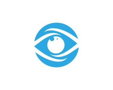 Göz Bakımı vektör logosu tasarımı