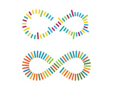 Infinity logo tasarım şablonu