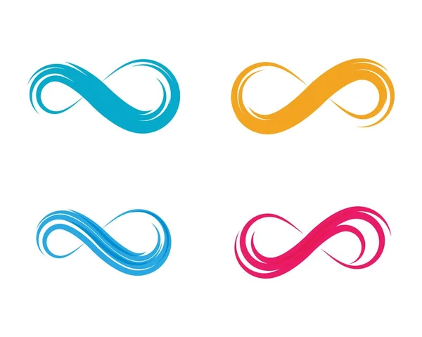 無限のロゴのテンプレートのデザイン — ストックベクタ