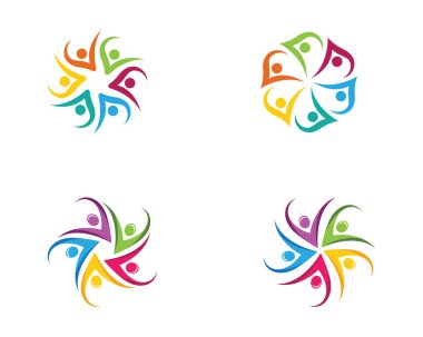 toplum hizmeti Logo şablonu