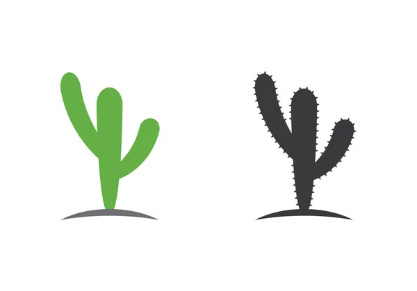 Icono de cactus Logo plantilla vector — Vector de stock