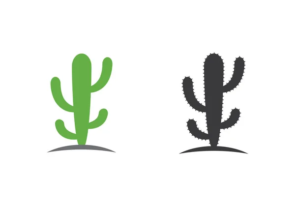 Вектор шаблона логотипа кактуса — стоковый вектор