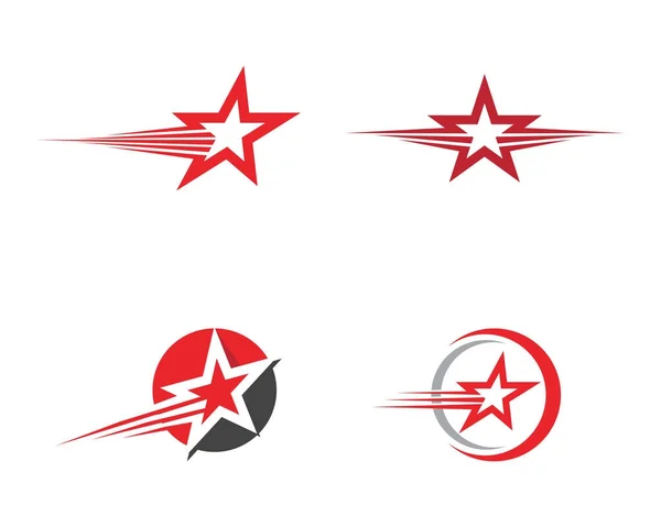Modelo de logotipo estrela —  Vetores de Stock