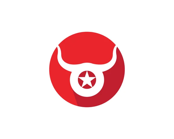 Taurus Logo Plantilla icono de vector — Vector de stock